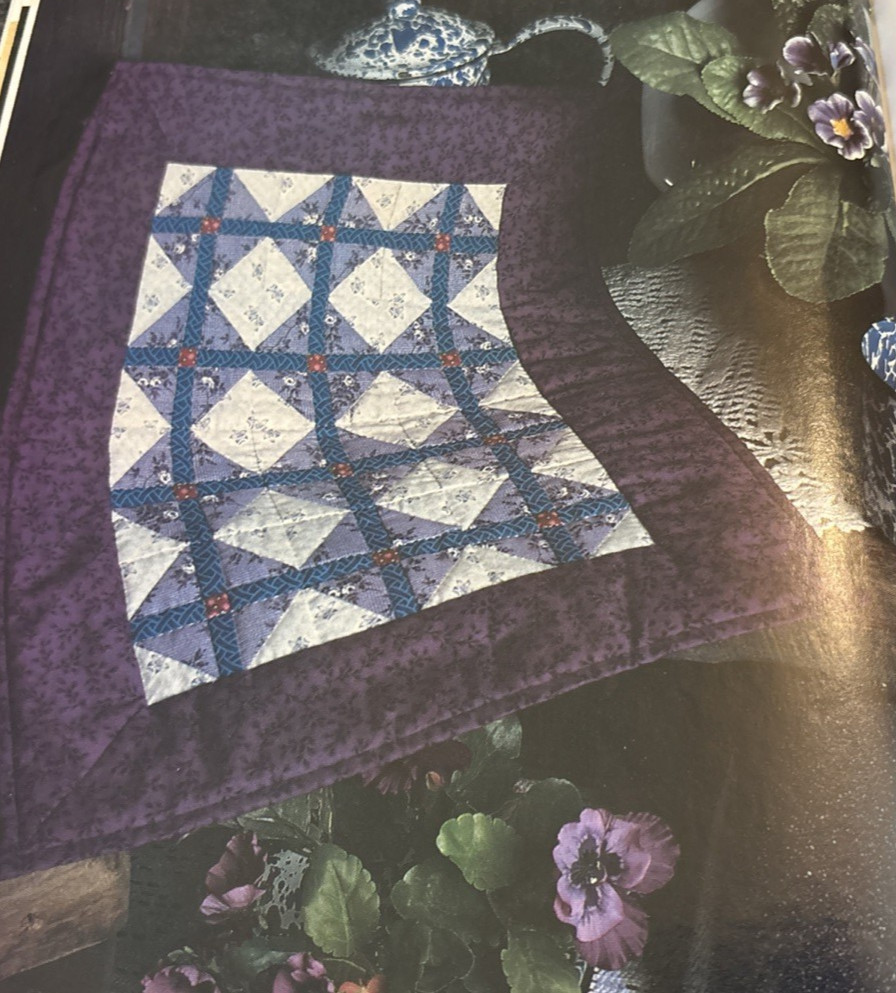 Vtg Rare Quick & Easy Quilting Patterns April 1999
