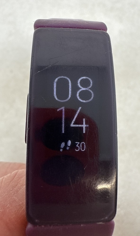 Fitbit Inspire HR Activity Tracker - Purple & Charging Cord