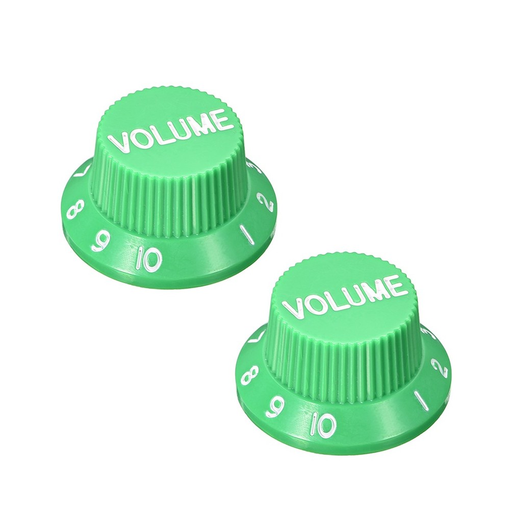 6mm Potentiometer Knobs For Electric Guitar Acrylic Volume Tone Knobs 2pcs Green