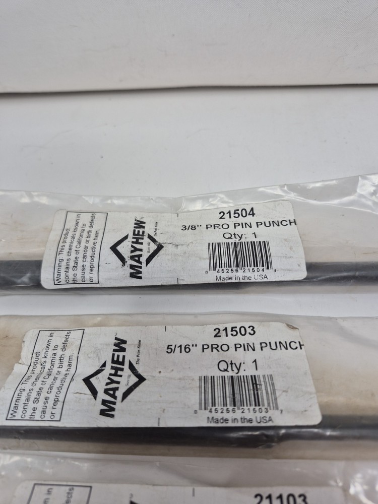 Mayhew Pro Chisels&Pin Punches