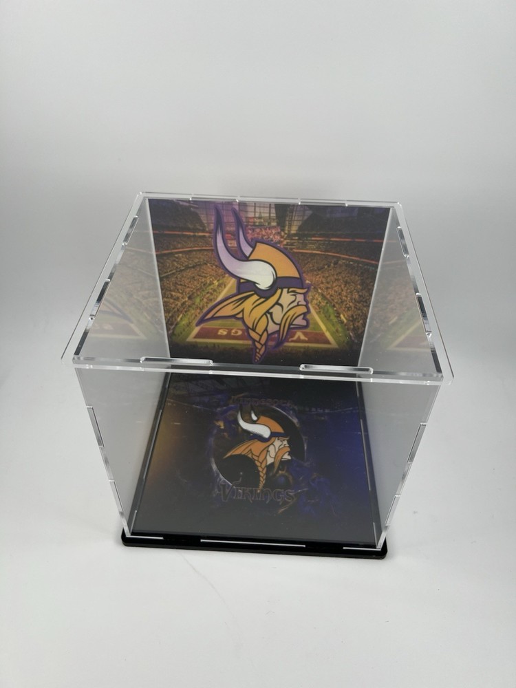 Minnesota Vikings Custom Mini Helmet Display or Card Display