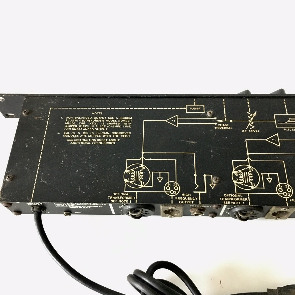 Electro Voice XEQ-1 Electronic Crossover - Pls Read Description