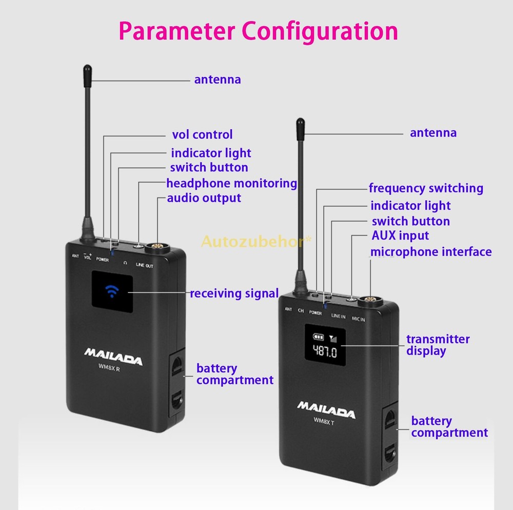 Mobile Wireless Recording Microphone For Live Broadcasting Recording Interview