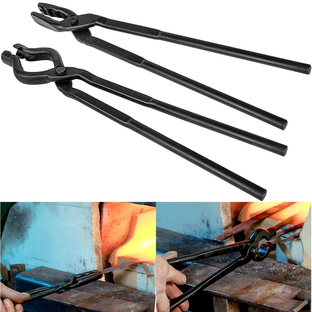 Knife Making Blacksmith Tongs Set Starter Beginner Bladesmith Tool Anvil Forge