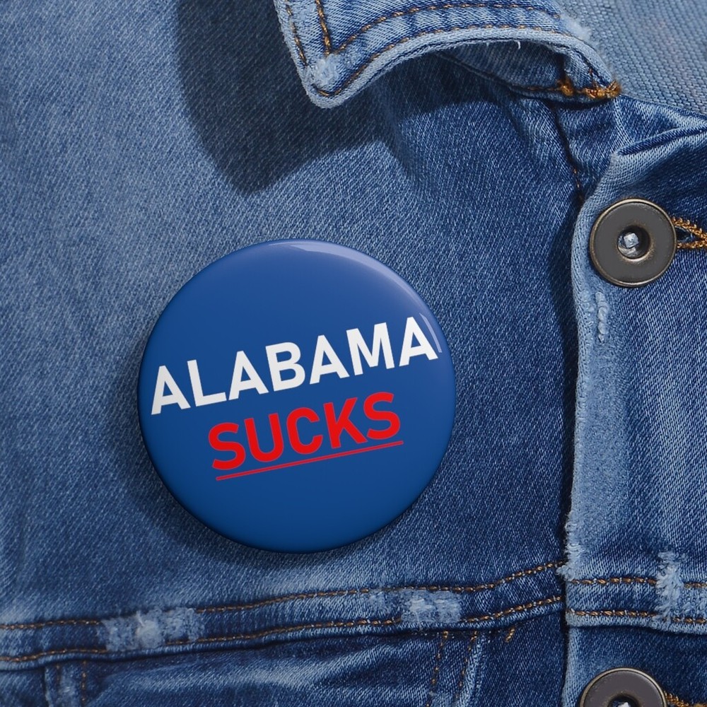 Alabama Sucks Button