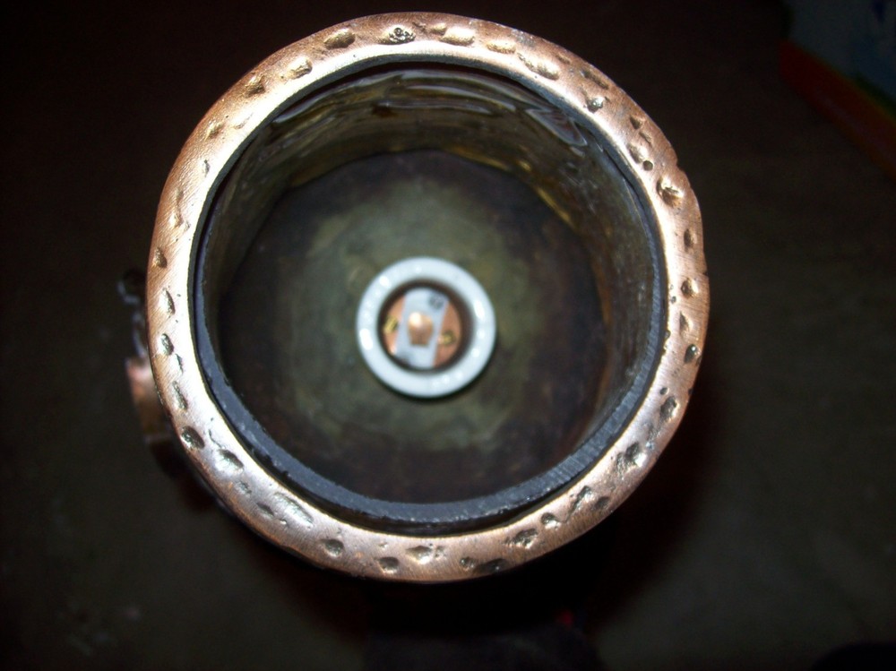 Matching pair primitive cleaned sconces one missing glass (LT 151)