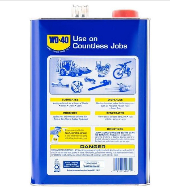 WD-40 Original Formula, Multi-Use Product, One Gallon