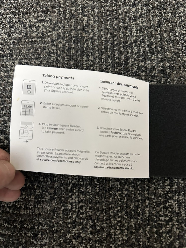 Square Credit Card Reader for Apple and Android