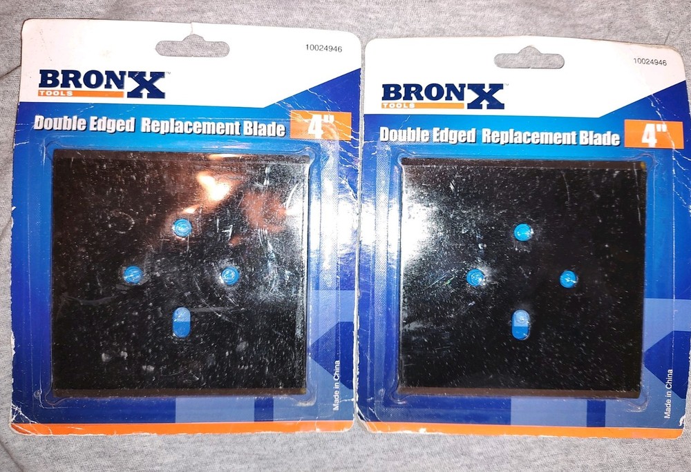 Bronx Tools 4" Double Edged Replacement Blade (2)