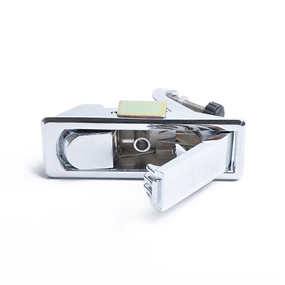 1x Silver Adjustable Chrome Lever Hand Operated Compression Latch with Raised