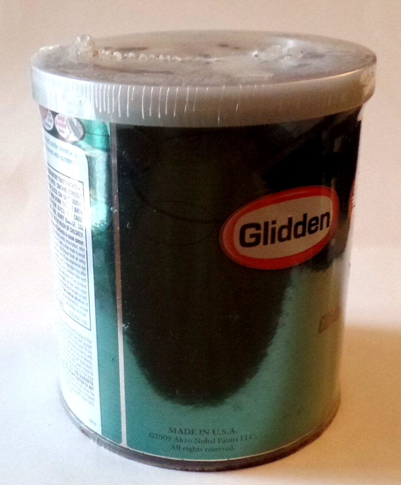 GLIDDEN INTERIOR PREMIUM PAINT Eggshell Red 2009 Made in USA