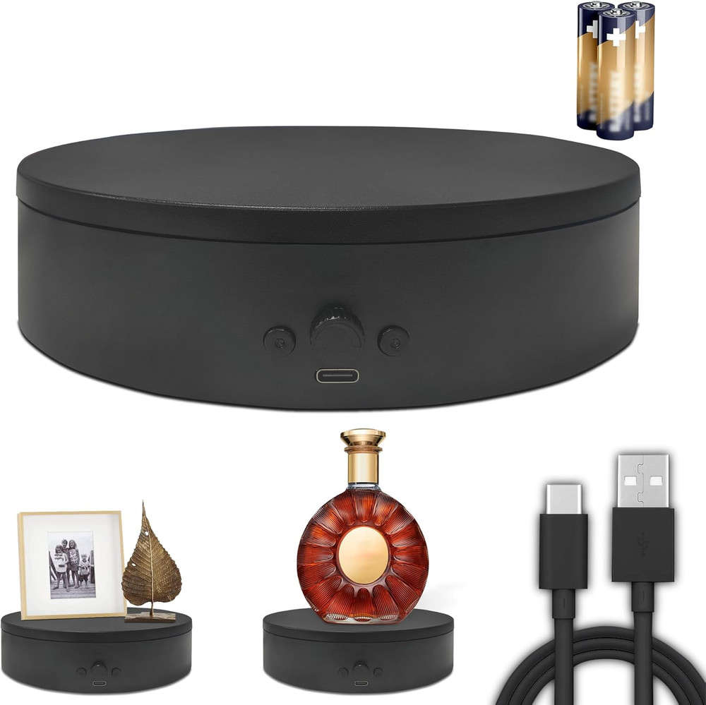 Rotating Display Stand Easy to Switch Direction, Adjustable Speed, Motorized Elc