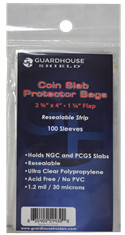 Graded Coin Slab Protector Bag - Resealable