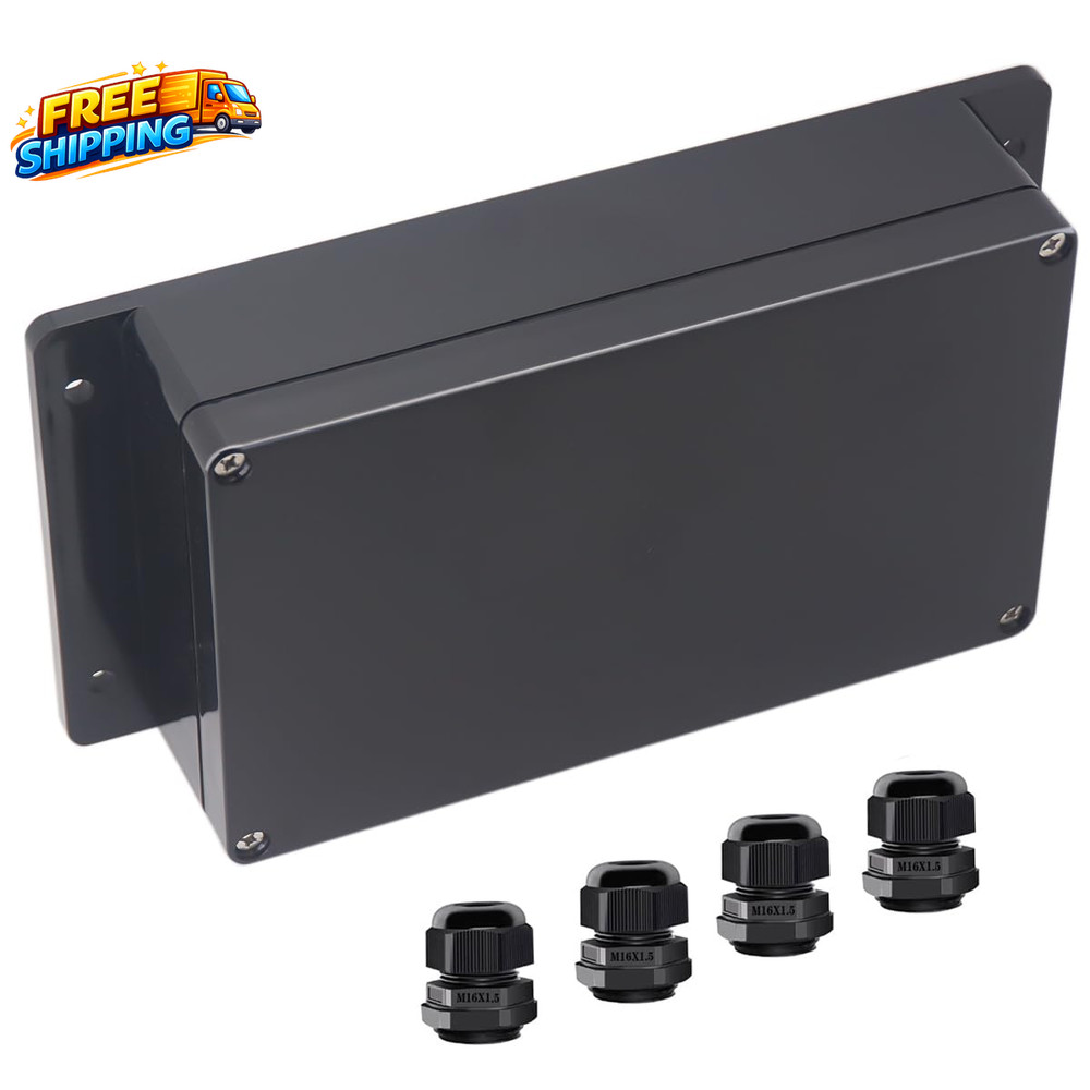 Junction Box IP65 Waterproof ABS Plastic Electrical Project Case Power Junction