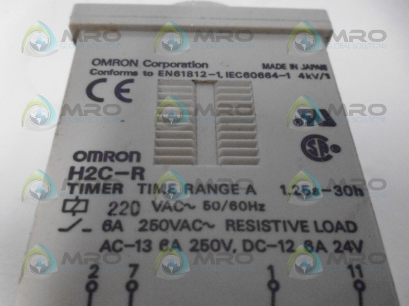 OMRON H2C-R TIMER 3.0 SEC UNMP