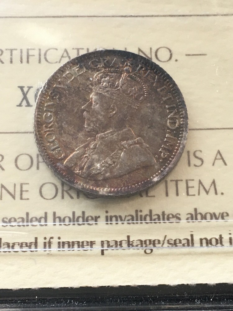 1912 ICCS Graded Newfoundland ¢10 Ten Cent, **MS-65**