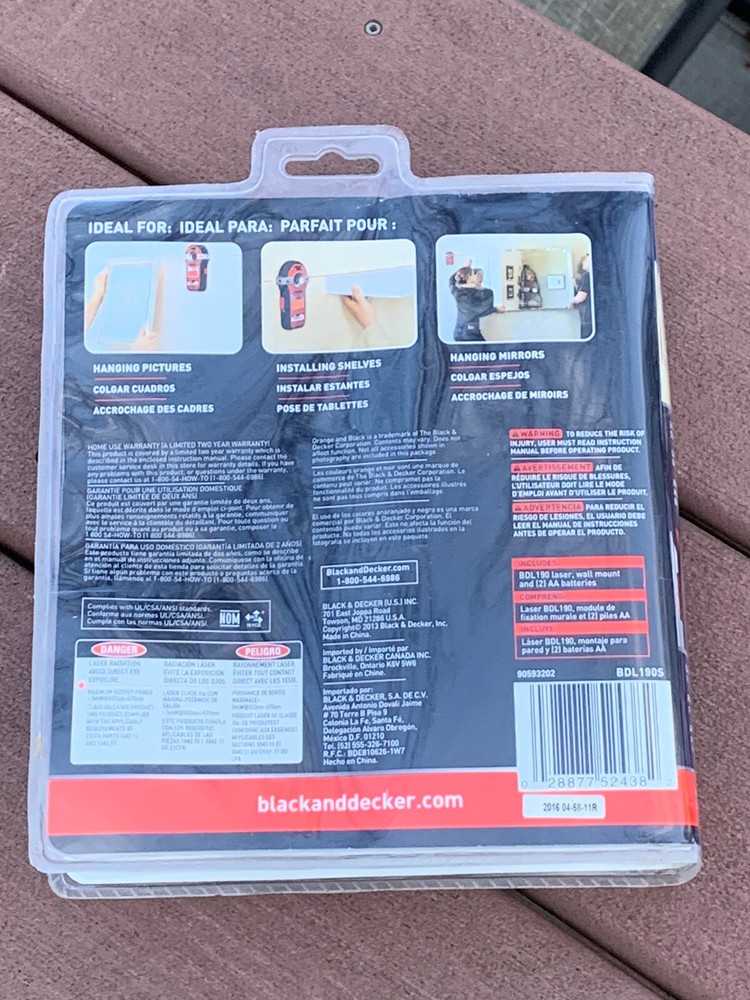 BLACK & DECKER BDL190S BullsEye Auto-Leveling Laser with Stud Sensor