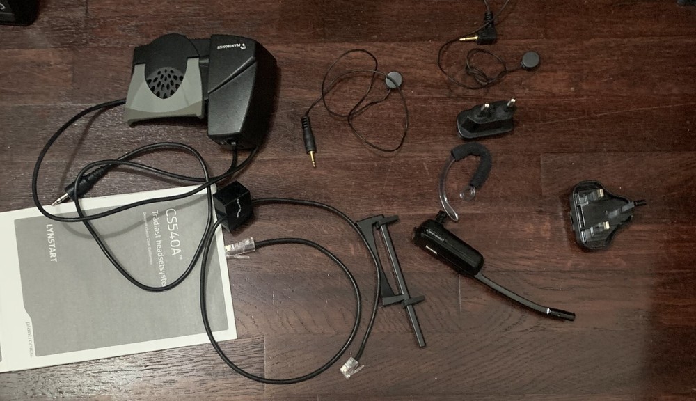 Plantronics CS540/HL10 Wireless Headset System - Black - INCOMPLETE