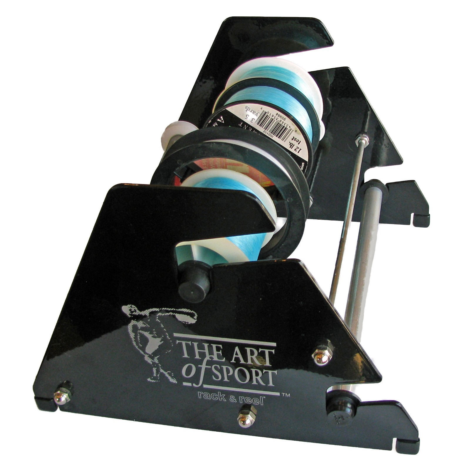 Fishing Line Winder Spooler, Rack and Reel, Line loader, Spool holder, dispenser