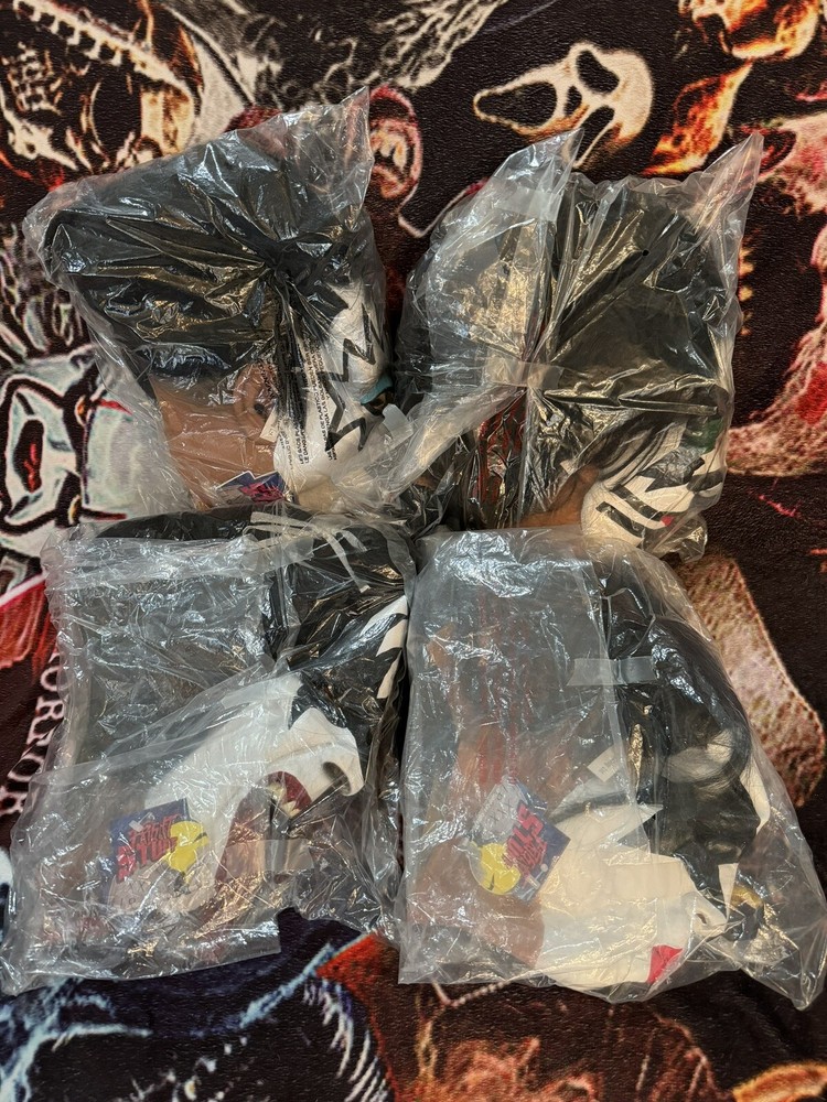 KISS Halloween Masks - 1995 Fright Stuff - All 4 New w/Tags! - Spencer’s Gifts