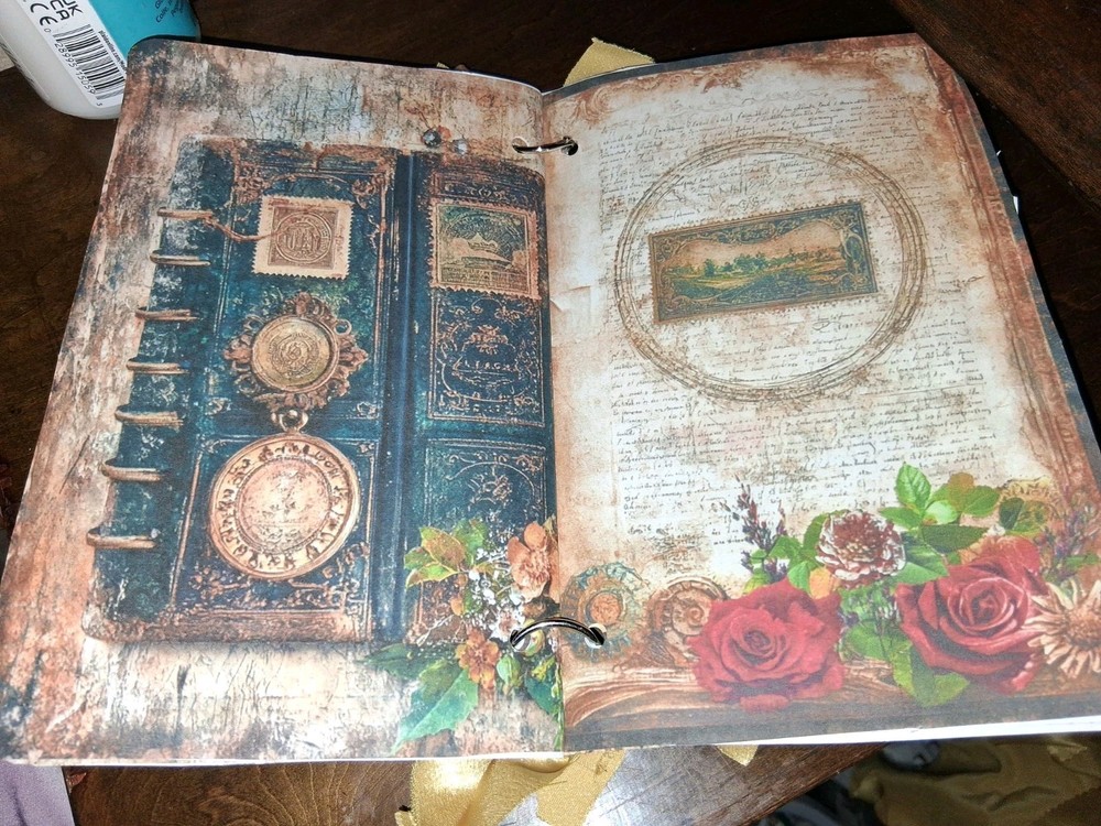 Vintage Elegance Junk Journal Scrapbook