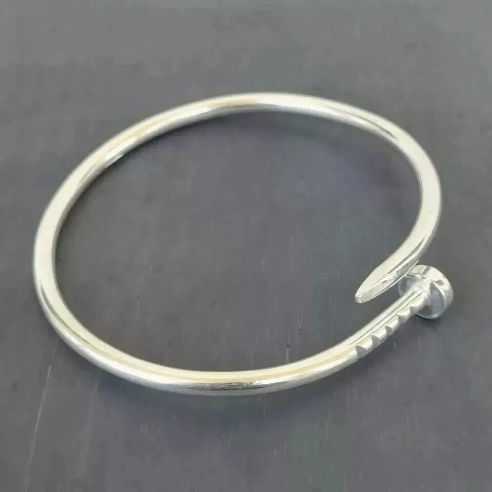 Solid 925 Sterling Silver Handmade Bangle Beautiful Men's & Women's Gift Bangle