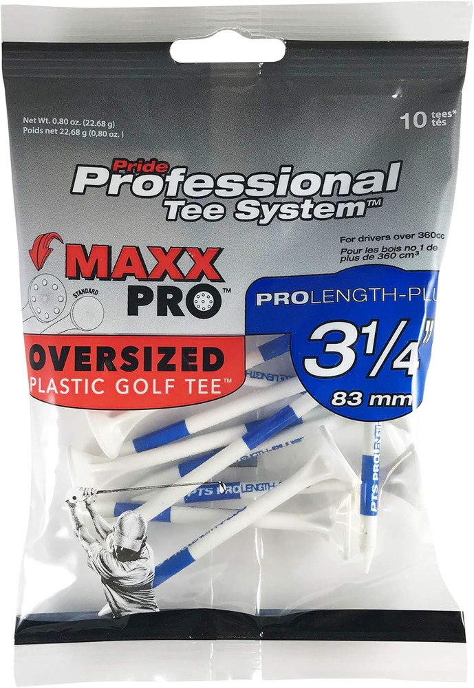 Pride Golf Tee Maxxpro 10Ct