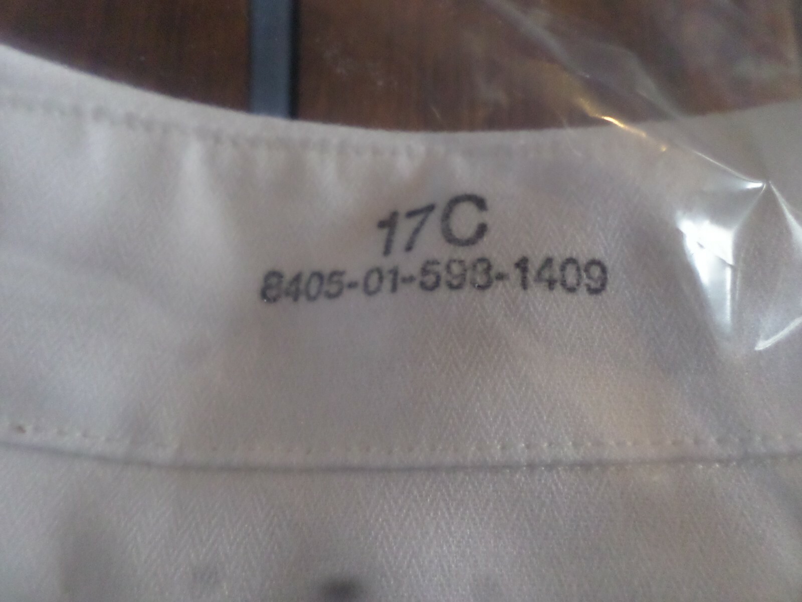 U.S. Military Army Issue Men's White Dress Shirt Short Sleeve