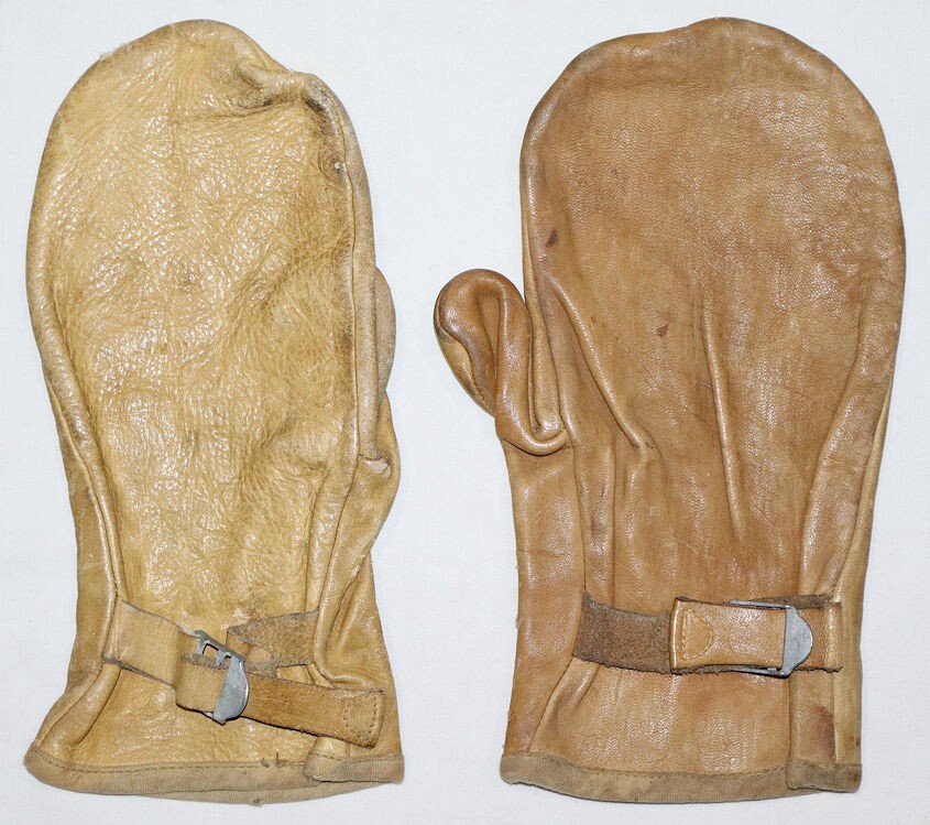 ORIGNAL WWII US NAVY LEATHER MITTENS