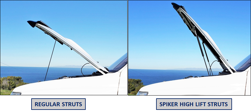 Hood Strut Kit for '96-'02 Toyota 4Runner (High Lift) by Spiker Engineering