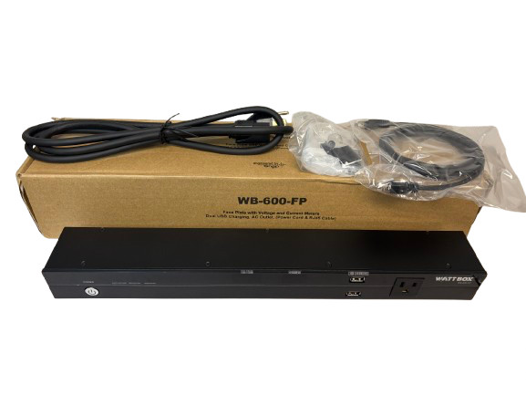 WATTBOX WB-600-FP,  Face Plate with Voltage and Current Meters - NEW!