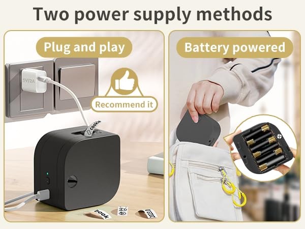 Label Maker Machine with Tape, P12 Bluetooth Small Label Maker with Multiple ...
