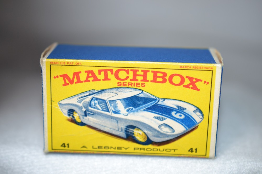 Matchbox Lesney Ford GT #41C - Box