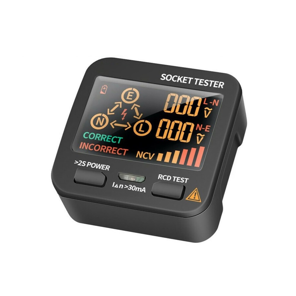 1Pc US Plug AC11 Socket Tester Digital Display Voltage Checker Detector Home