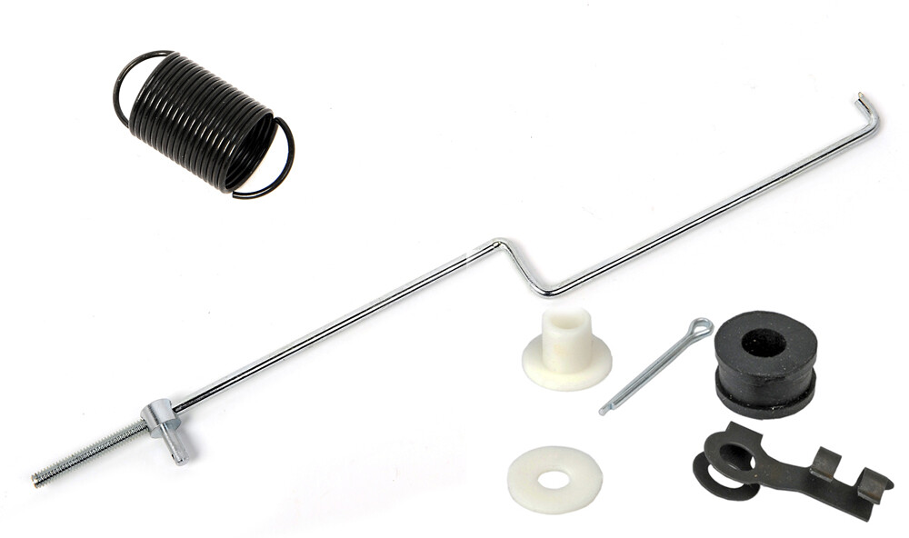 NEW 1965-1966 Ford Mustang 289 Throttle Rod Kit With Bushings, Spring, Rod, Clip