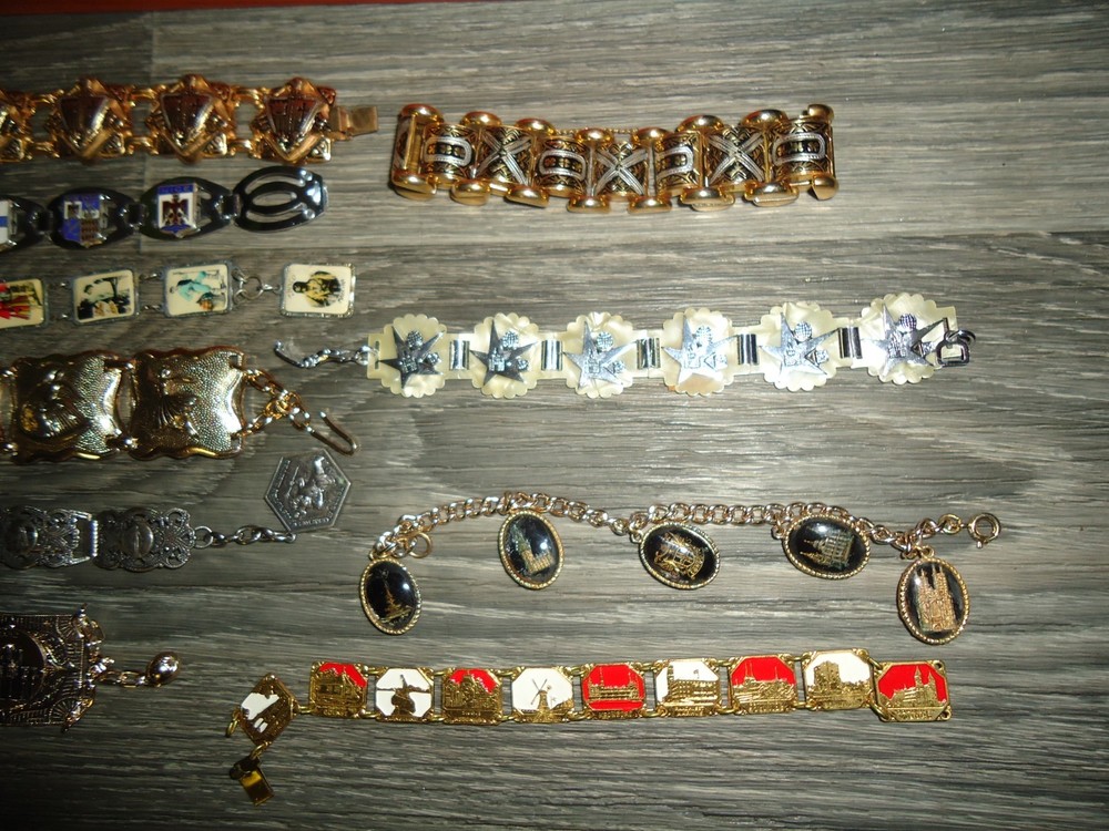 vintage madeira bracelet collection with box