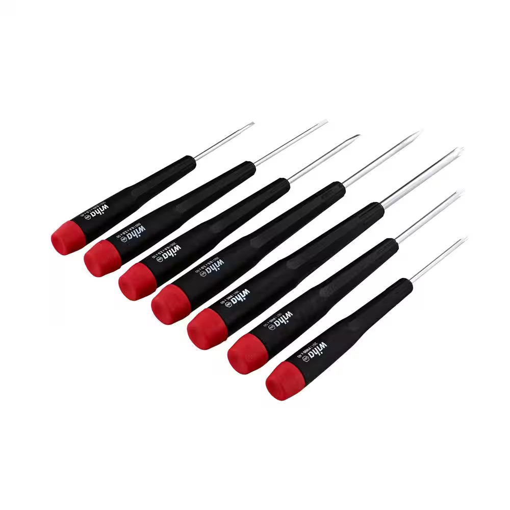 Precision Slotted/Phillips Screwdriver Set (7-Piece)