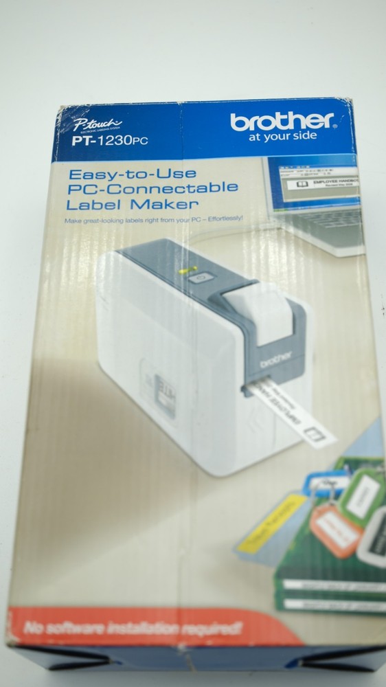 BROTHER P-TOUCH PT-1230PC PC-CONNECTABLE LABEL MAKER AUTO CUTTER