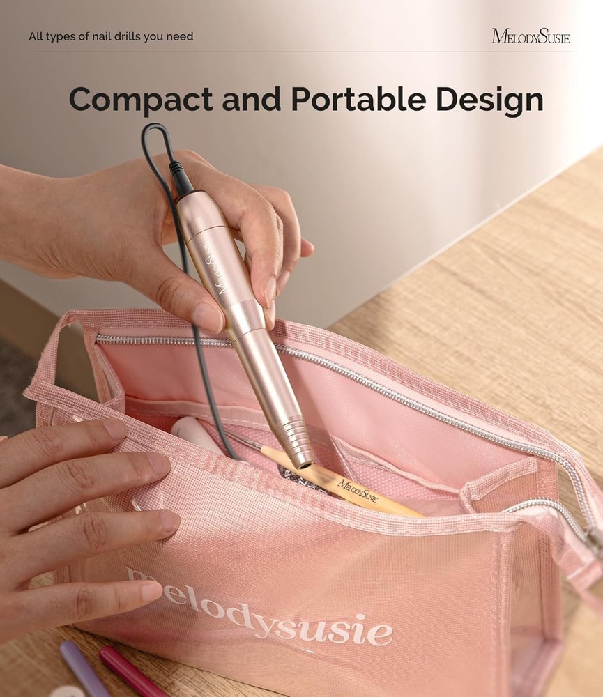 Lightweight Battery-Powered Nail File - Ultimate Portable Solution for Beginners