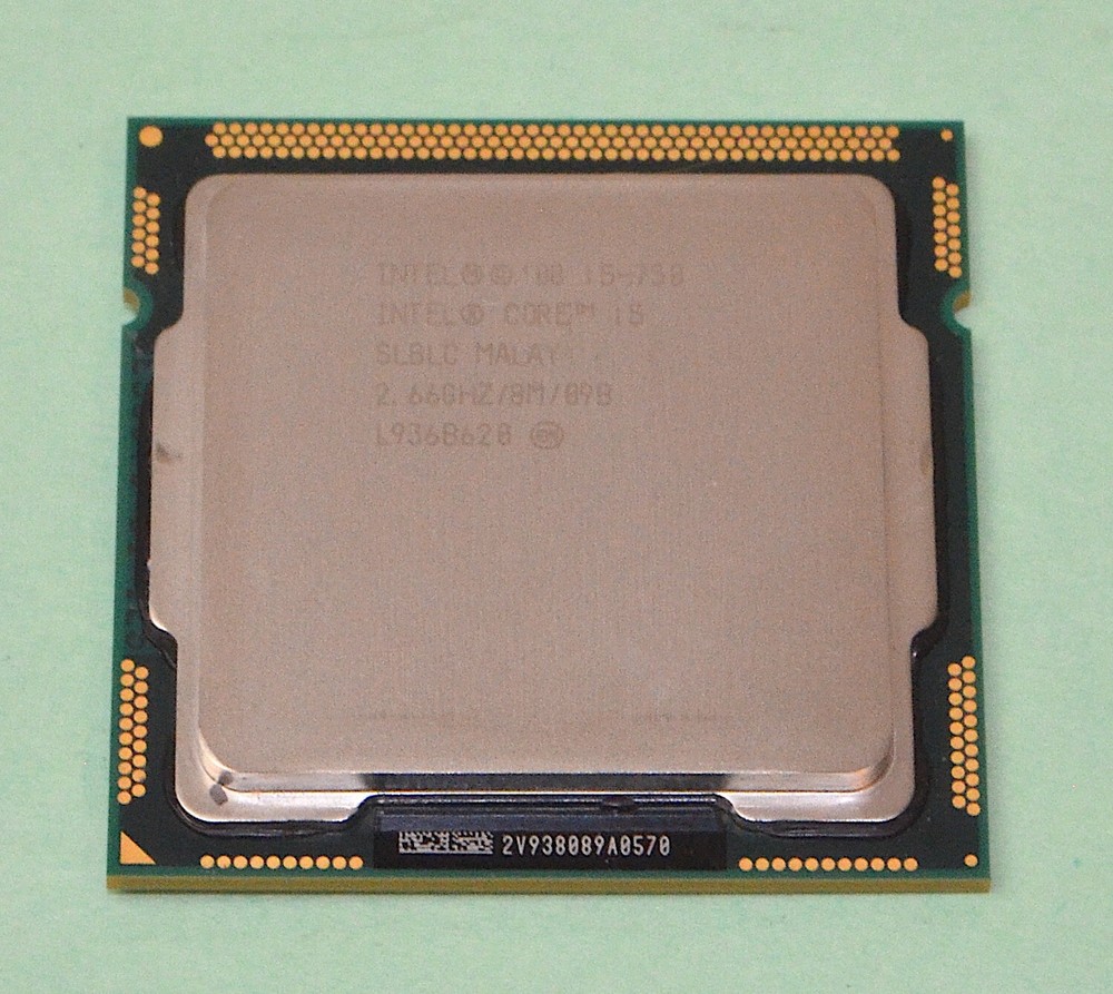 Intel Core i5-750 "Lynnfield" Processor, 2.66gHz *Used, Working*