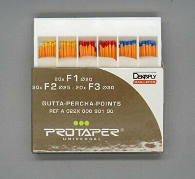 Dentsply Protaper Universal F1 Gutta Percha Points Box of 60 Dental Endo