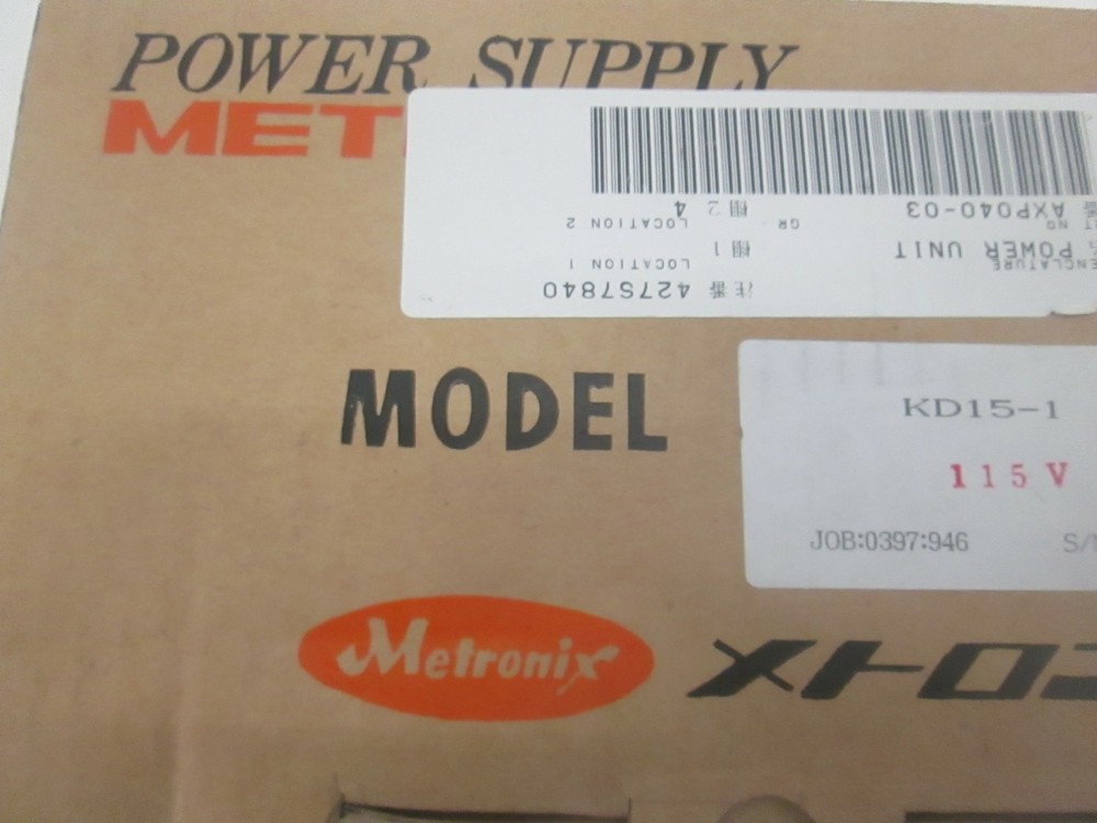 Metronix, Power Supply, AXP040-03, New
