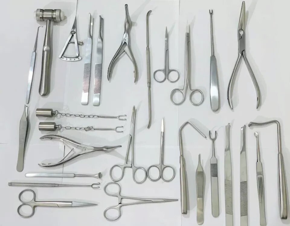 Rhinoplasty Instruments 25 PCS Set Nose Surgery Instruments