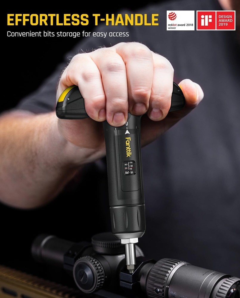 Fanttik TS2 PRO Torque Screwdriver Wrench Set, T-handle, Bits Storage Design