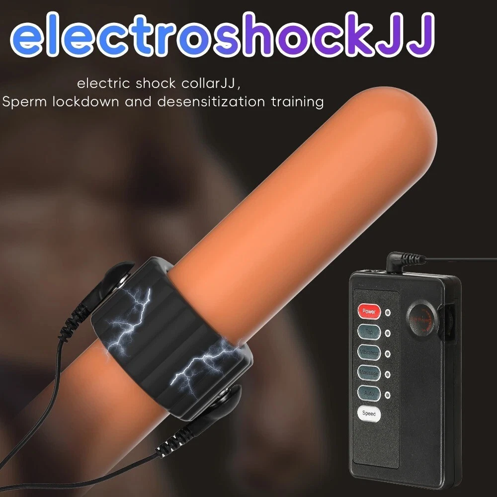 Electric Penis Extender Stretcher Sleeve Penis E-Stim Enhancer Enlarger Set NEW