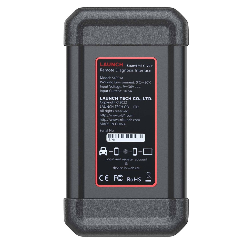 Launch SmartLink C V2.0 Remote Diagnostic Support protocol J2534,DoIP,CAN FD,CAN