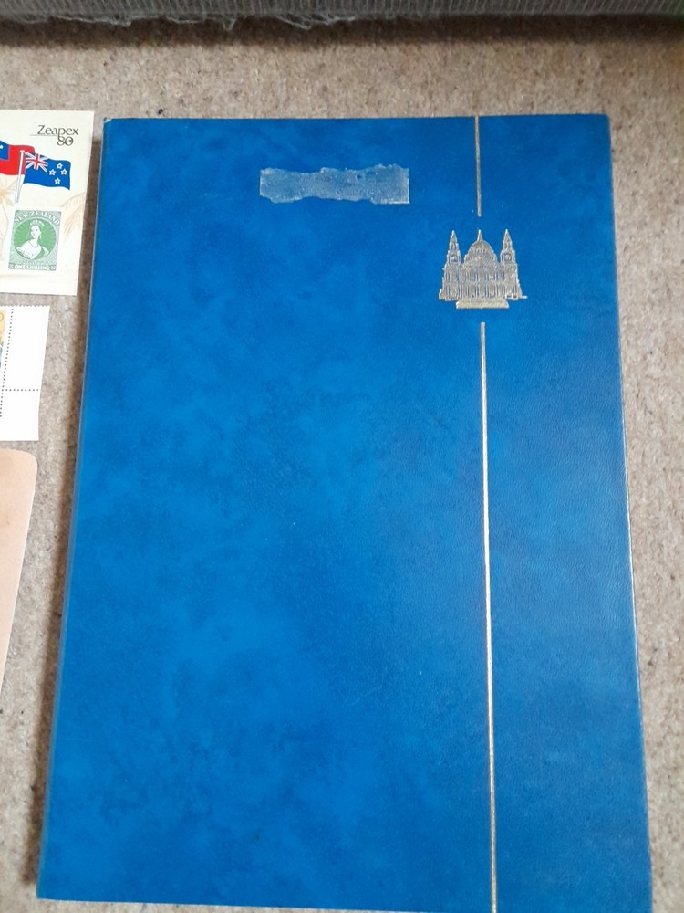 Stamp Album Stockbook With 12 Pages Plus Stamps