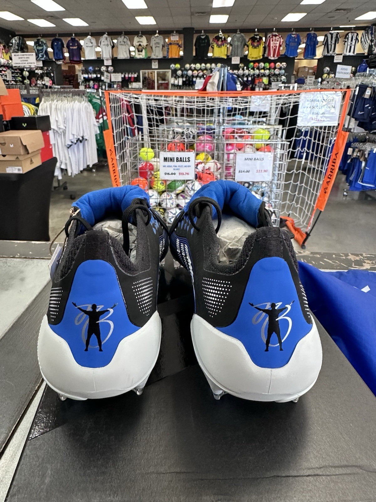 ADIDAS PREDATOR ELITE FT FG JUDE BELLINGHAM SIZE 7.5 BLACK WHITE BLUE JS3106