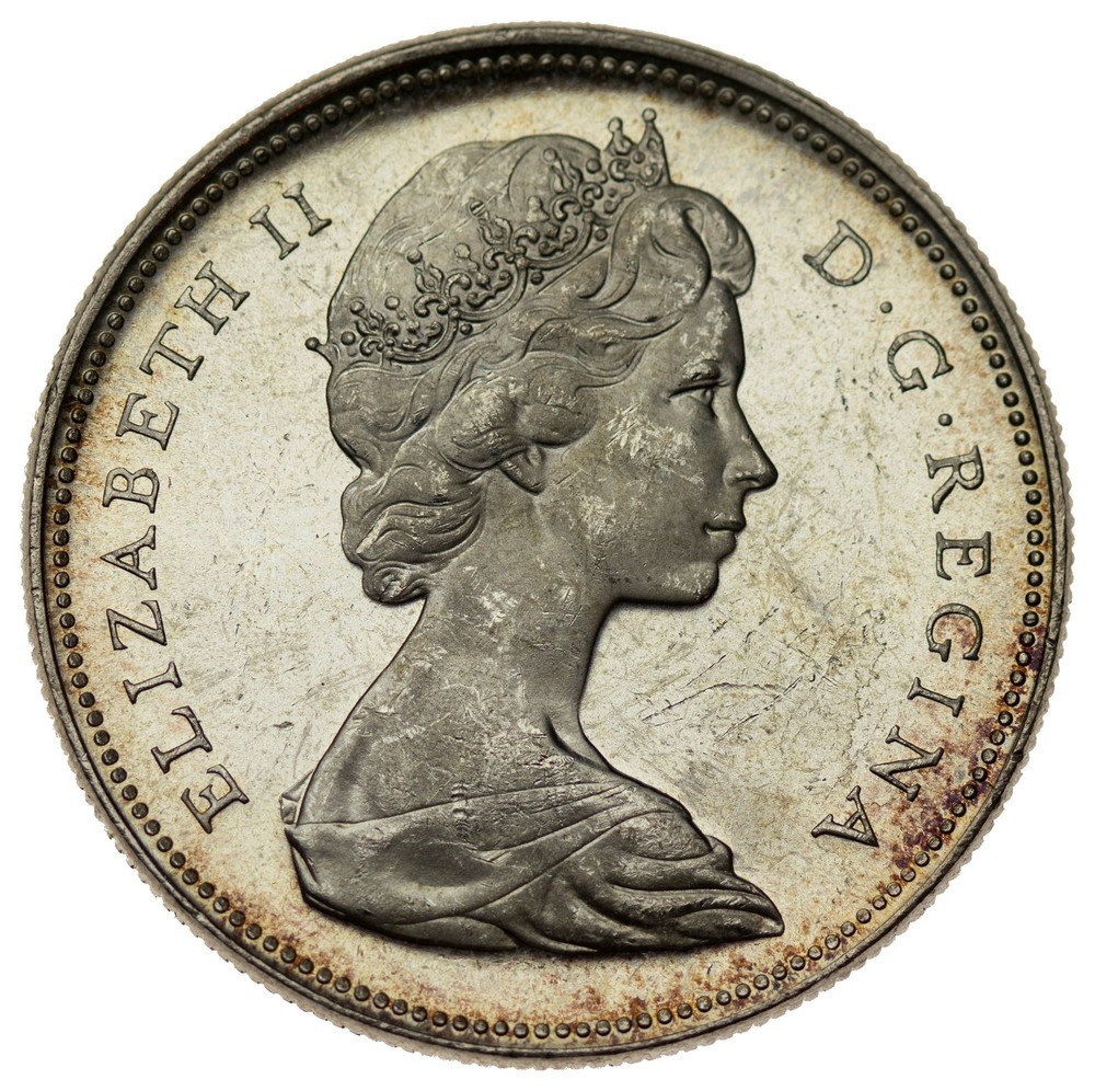 Canada - Dollar 1966 - Elizabeth II, Silver