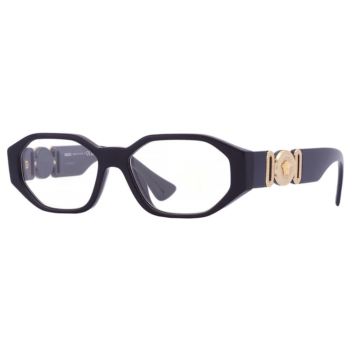 Versace Demo Geometric Men's Eyeglasses VE3320U GB1 56 VE3320U GB1 56